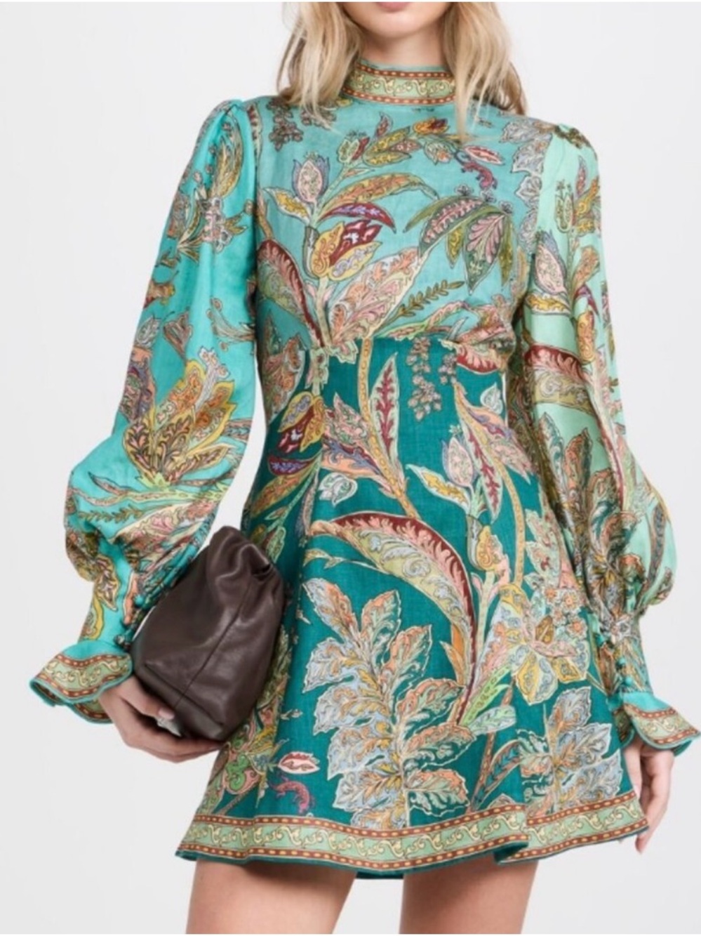 ALEMAIS Blue Franca Dress